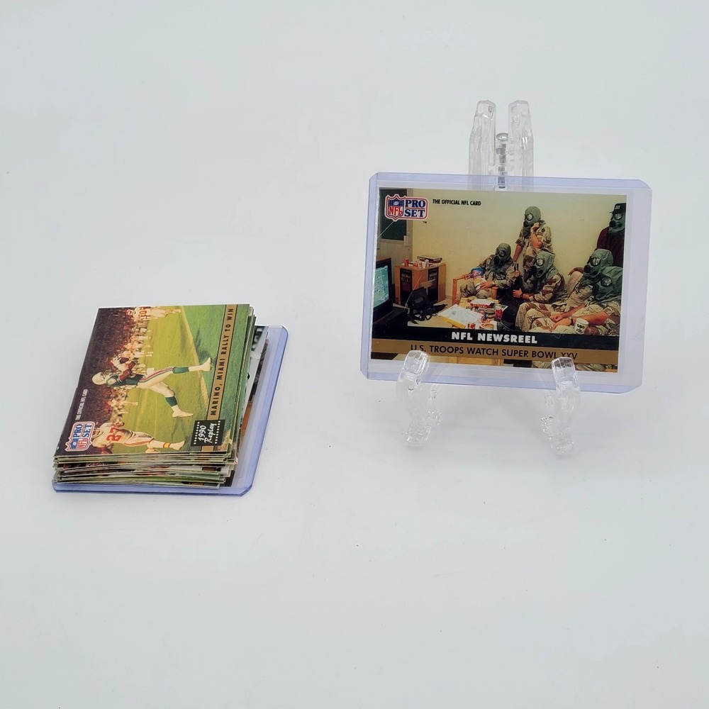 1990 Pro Set "1990 Replay" Collectible Lot 30+ Football Cards